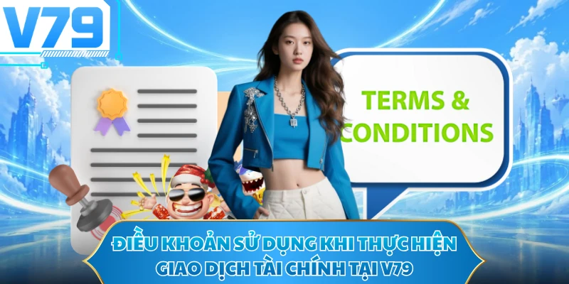 Điều khoản sử dụng khi thực hiện giao dịch tài chính tại V79