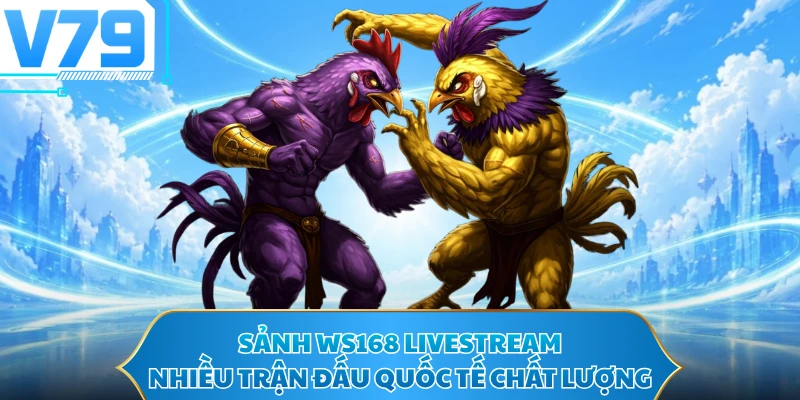 Sảnh WS168 livestream nhiều trận đấu quốc tế chất lượng
